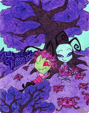 The moment of peaceful joy